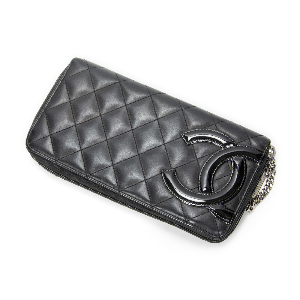 Chanel Cambon Ligne Zip Around Wallet